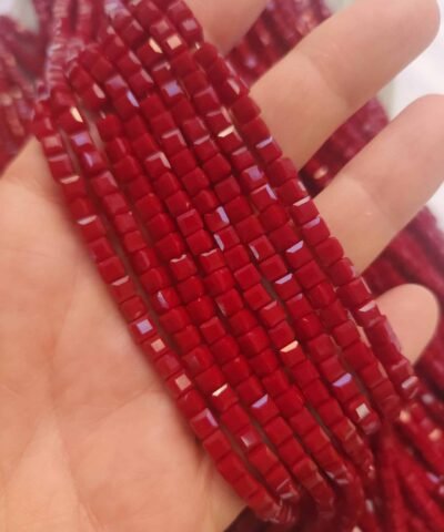 4 MM Bordo Küp Kristal