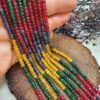 4 Mm Cakra Kuvars Rondela Dogal Tas 4