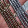 4 Mm Dalgali Disk Hematit Dogal Tas