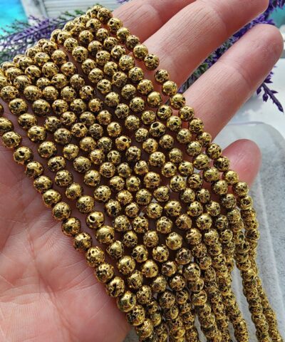 4 Mm Delikli Kure Hematit Dogal Tas 2