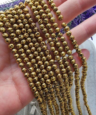 4 Mm Delikli Kure Hematit Dogal Tas 3