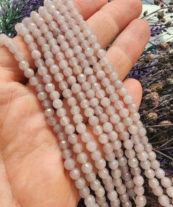 4 MM Faset Ceyt Kunzit Taşı