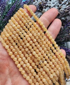 4 MM Faset Ceyt Sitrin Taşı