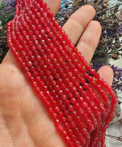 4 MM Faset Ceyt Yakut Kuvars Taşı