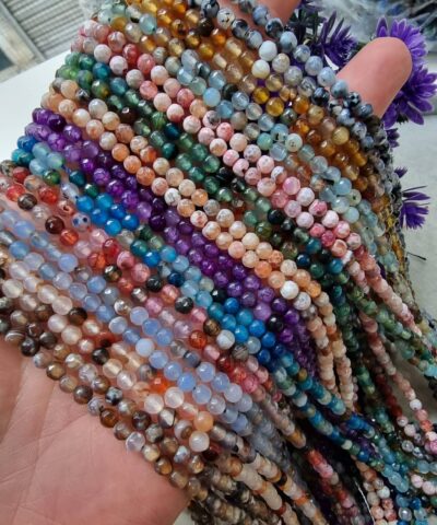 4 Mm Faset Kesim Akik Dogal Tas Cesitleri