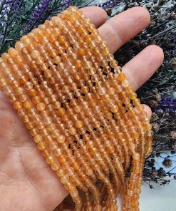 4 MM Faset Turuncu Ceyt Taşı