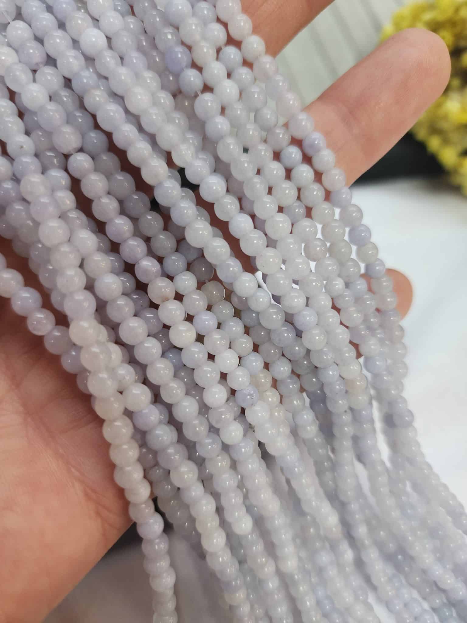 4 MM Kalsedon Ceyt Kuvars Taşı