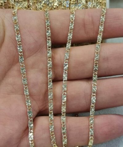 4 Mm Karamaz Taki Zinciri Altin Kaplama 7