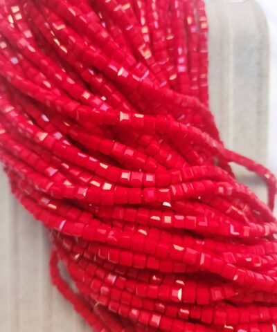 4 MM Kırmızı Küp Kristal
