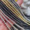4 Mm Kure Hematit Dogal Tas Boncuk