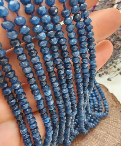 4 Mm Lapis Kuvars Rondela Dogal Tas