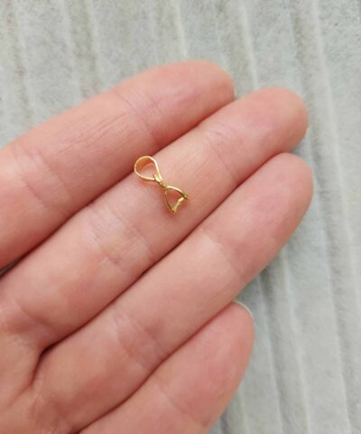 4 Mm Mengec Kolye Ucu Aparati Gold