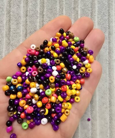 4 MM 6/0 Kum Boncuk Karışık Renkli