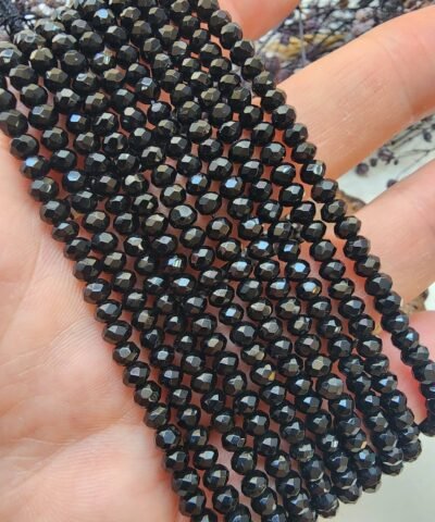 4 MM Oniks Kuvars Rondela Doğal Taş