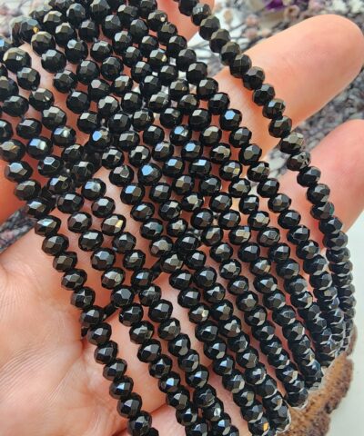 4 Mm Oniks Kuvars Rondela Dogal Tas