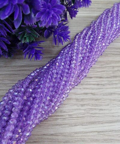 4 Mm Oval Kristal Boncuk 501
