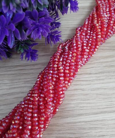 4 Mm Oval Kristal Boncuk 502