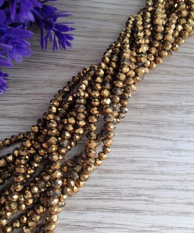 4 Mm Oval Kristal Boncuk 527