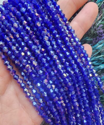 4 Mm Piramit Kristal Boncuk 504