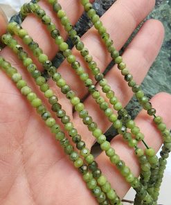 4 MM Rondela Kanada Yeşim Doğal Taş