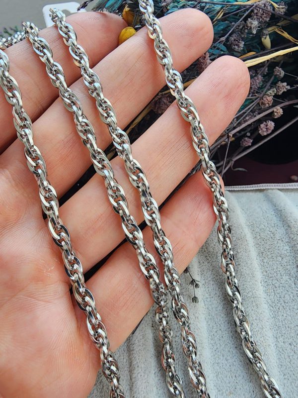 4 MM Sarmal Ataç Çelik Takı Zinciri
