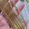 4 Mm Trasli Altin Kaplama Kuyumcu Zinciri