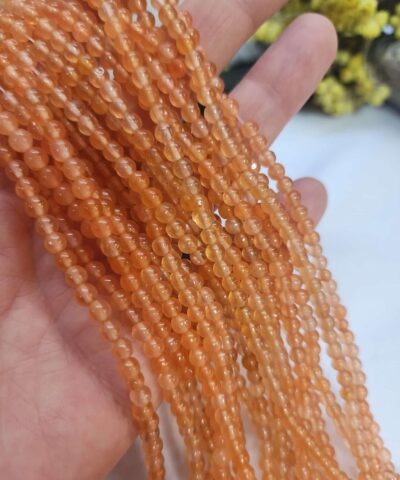 4 MM Turuncu Kuvars Taşı