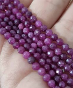 4 MM Yakut Faset Kesim Doğal Taş
