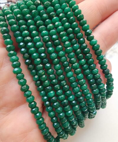 4 Mm Yesim Kuvars Rondela Dogal Tas