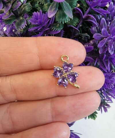 4 Yaprakli Sans Yoncasi Lila 2