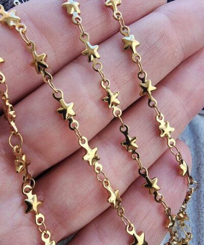 4.5 MM Yıldız Çelik Takı Zinciri - 502