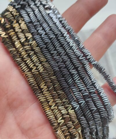 4x1 Mm Egik Kare Hematit Dogal Tas
