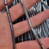 4x12 Mm Silindir Hematit Dogal Tas 3