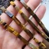 4x13 Mm Dikdortgen Kaplan Gozu Dogal Tas 2