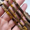 4x13 Mm Dikdortgen Kaplan Gozu Dogal Tas 4