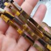 4x13 Mm Dikdortgen Kaplan Gozu Dogal Tas 5