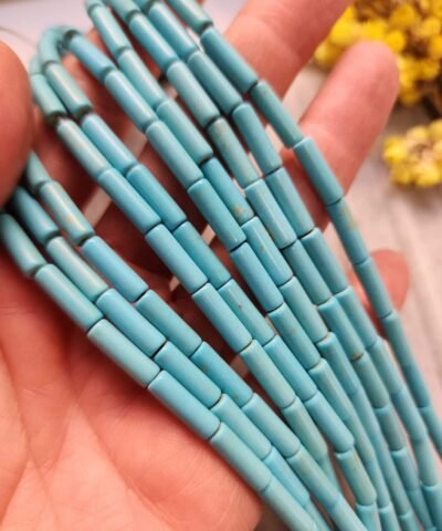 4x13 MM Silindir Turkuaz Taşı