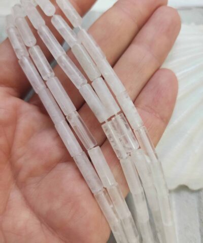 4x14 Mm Silindir Kristal Kuvars Tasi