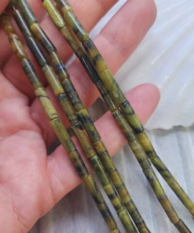 4x14 MM Silindir Yeşim Taşı