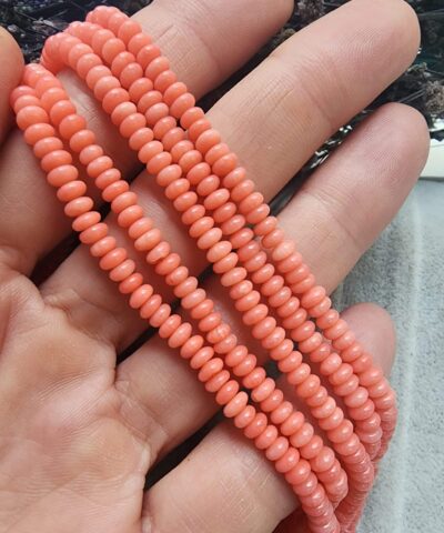 4x2 MM Rondela Mercan Doğal Taşı - 502
