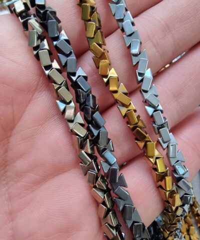 4x4 Mm Kum Saati Hematit Dogal Tas