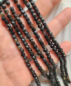 4x4 MM Küp Gold Obsidyen Taşı