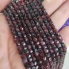 4x4 MM Küp Granat Lal Taşı