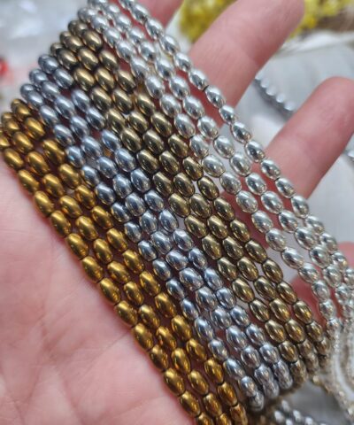 4x6 Mm Arpa Hematit Dogal Tas 2