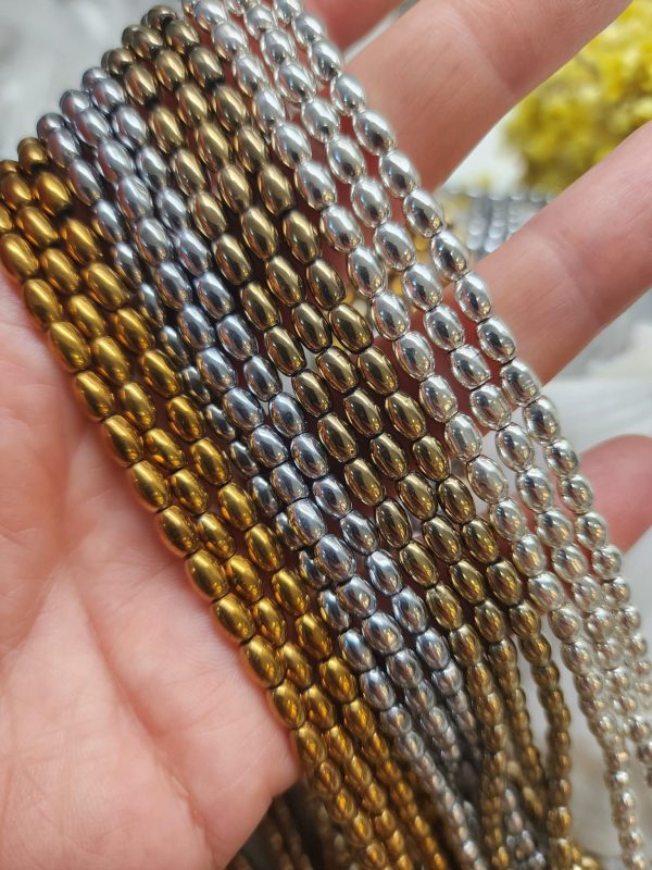 4x6 Mm Arpa Hematit Dogal Tas