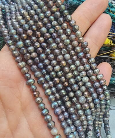 5 MM Doğal Siyah Barok İnci