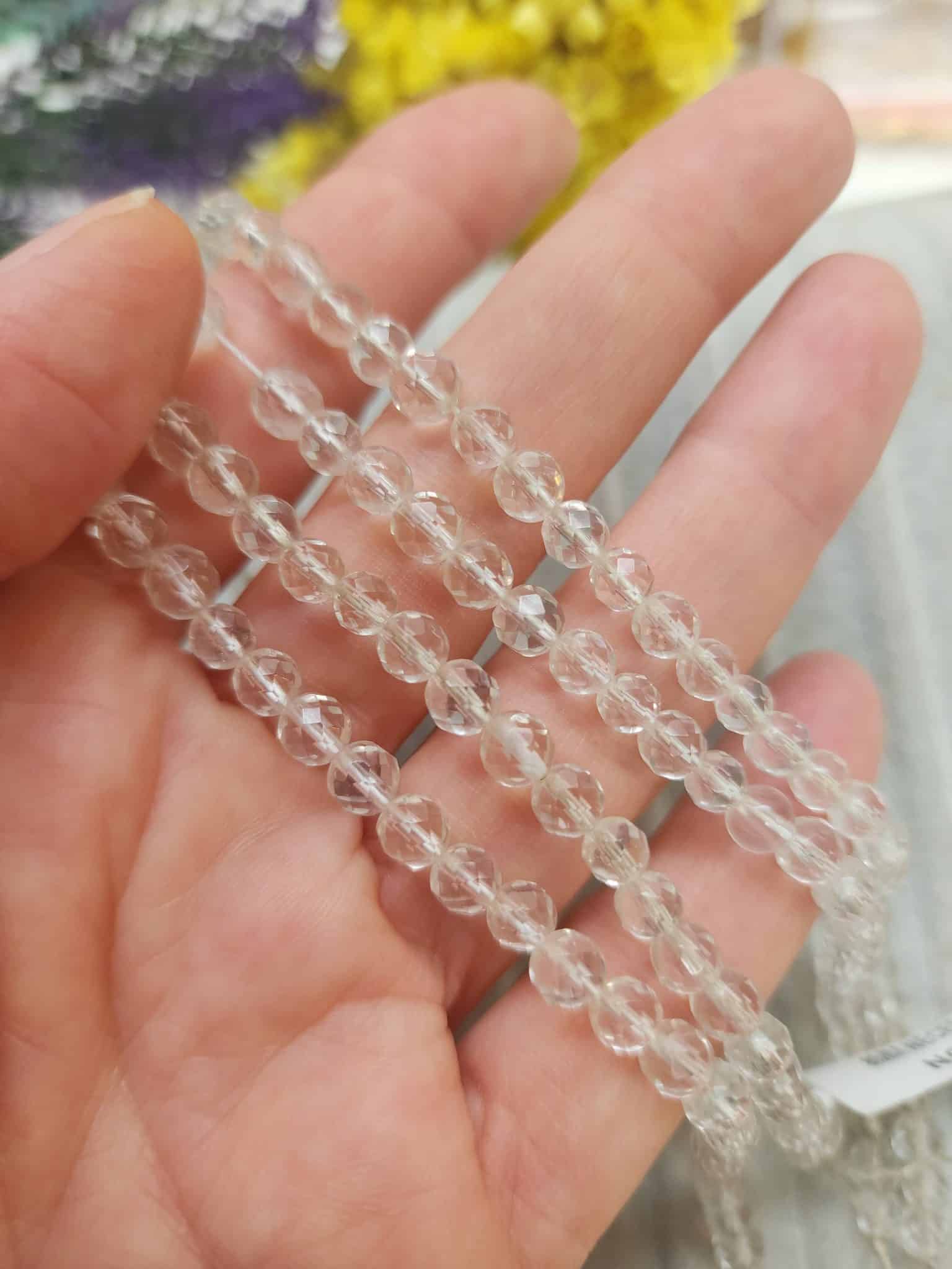 5 Mm Elmas Kure Kristal Kuvars Tasi 3