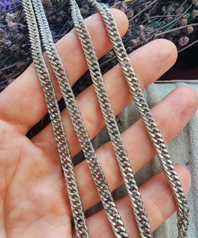 5 MM İç İçe Halka Çelik Takı Zinciri