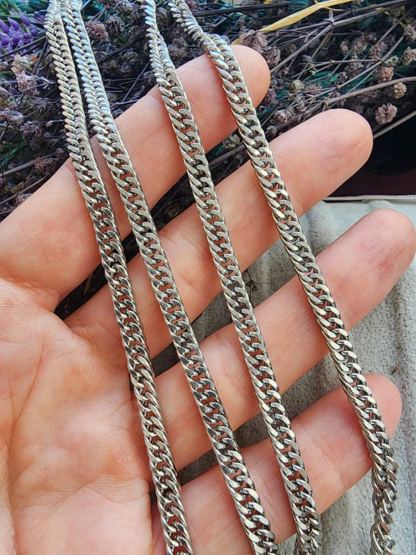 5 MM İç İçe Halka Çelik Takı Zinciri