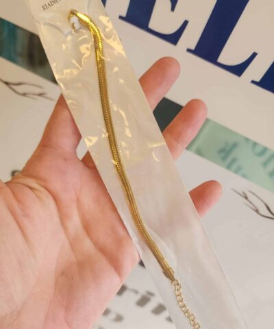 5 MM İtalyan Hazır Çelik Bileklik Zinciri 25 CM